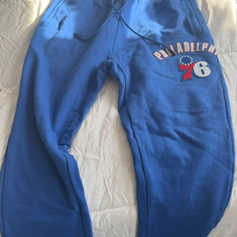 Philadelphia 76ers Kids Blue Sweatpants